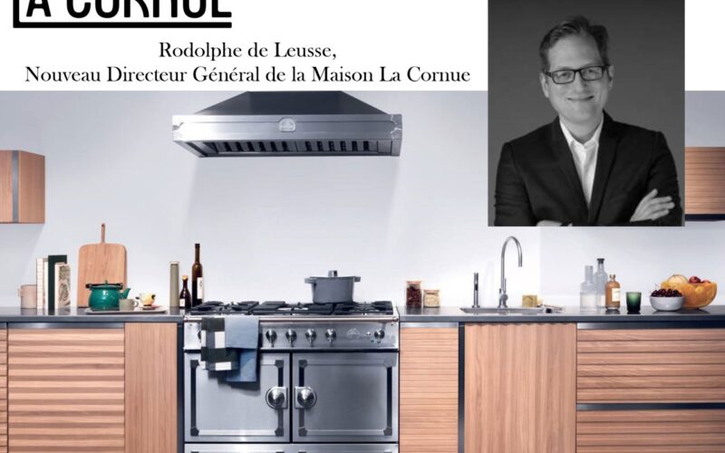 L’iconique Maison La Cornue présente Rodolphe de Leusse, son nouveaux Directeur Général