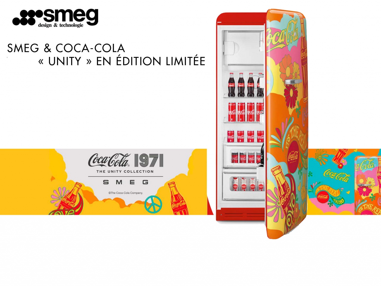 SMEG & COCA-COLA LANCENT LE RÉFRIGÉRATEUR « UNITY » EN ÉDITION LIMITÉE