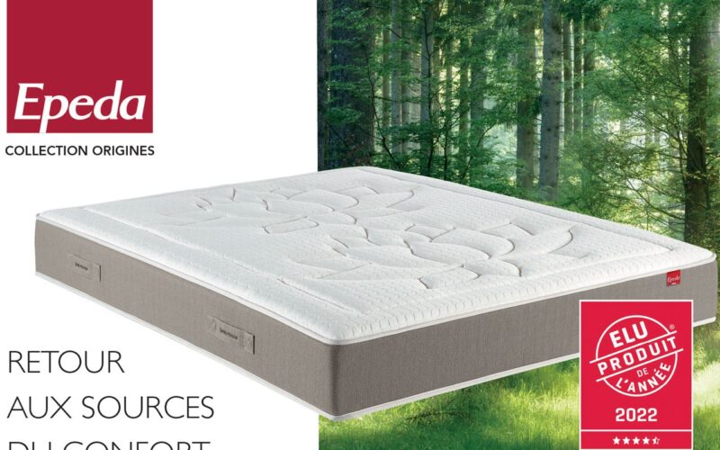 Epéda : les matelas de sa collection Origines, « Élu Produit de l’Année 2022 » !