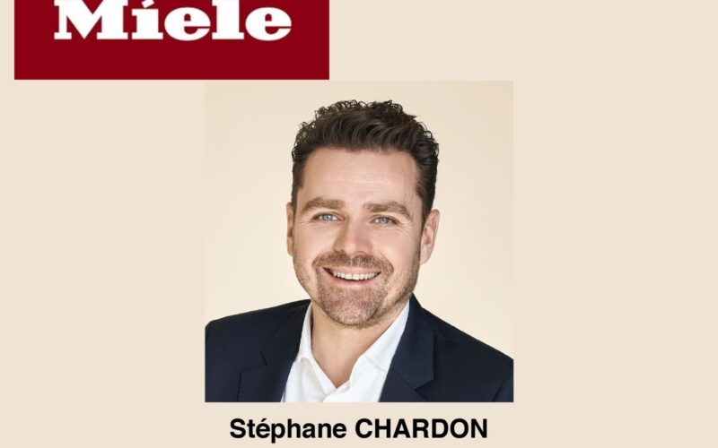 Miele France présente Stéphane Chardon, son nouveau Directeur Commercial