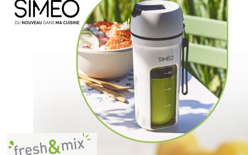 SIMÉO : LE BLENDER NOMADE FRESH & MIX 