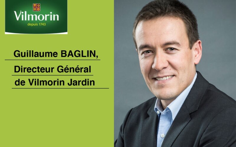 Vilmorin Jardin présente Guillaume BAGLIN, son nouveau Directeur Général