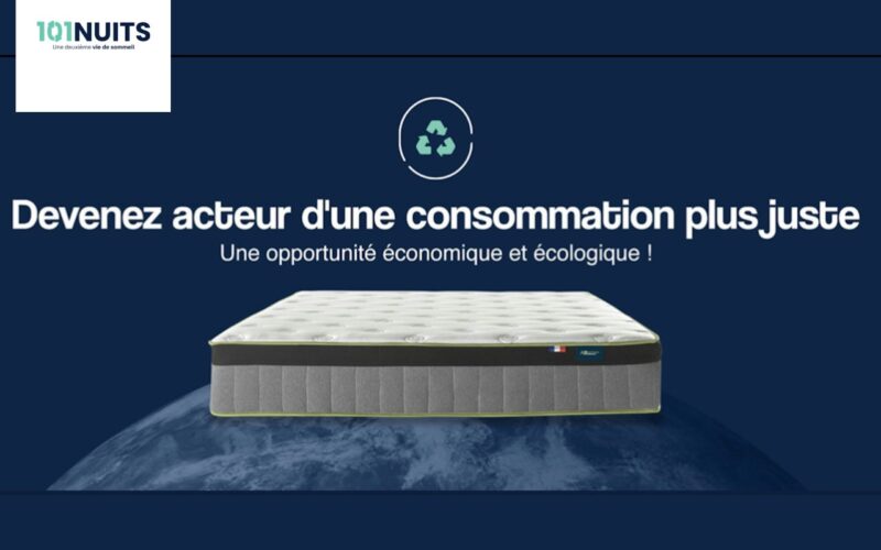 101 NUITS  AMBITIONNE DE DEVENIR LA MARKETPLACE DE LA LITERIE RECONDITIONNÉE
