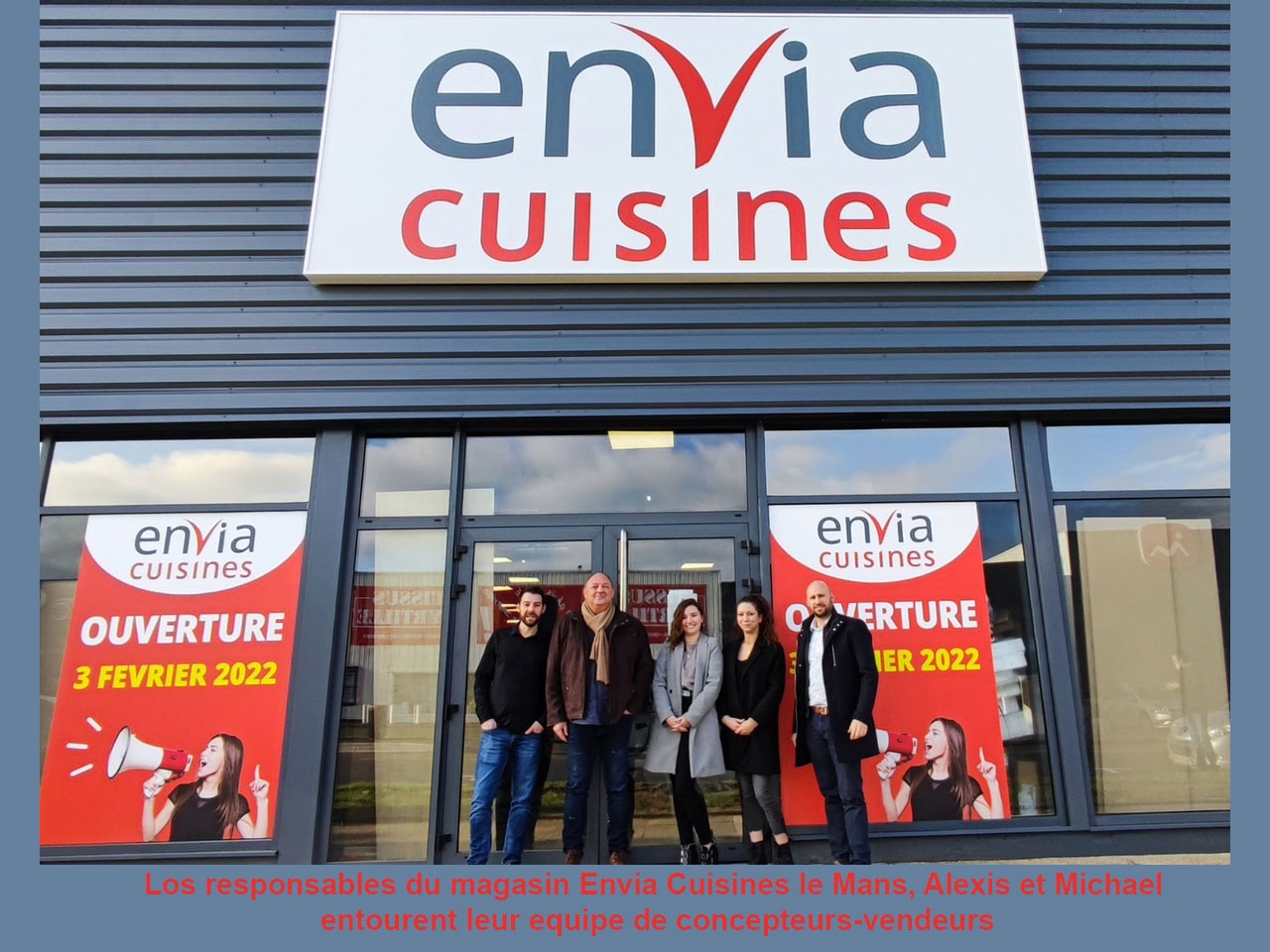 Envia Cuisines : Alexis Beaufils et Mickael Bontemps, deux amis, ouvrent un magasin au Mans !