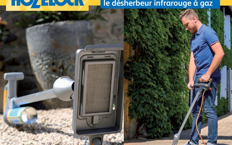 HOZELOCK Innovation : Green Power Turbo Gas le désherbeur infrarouge à gaz