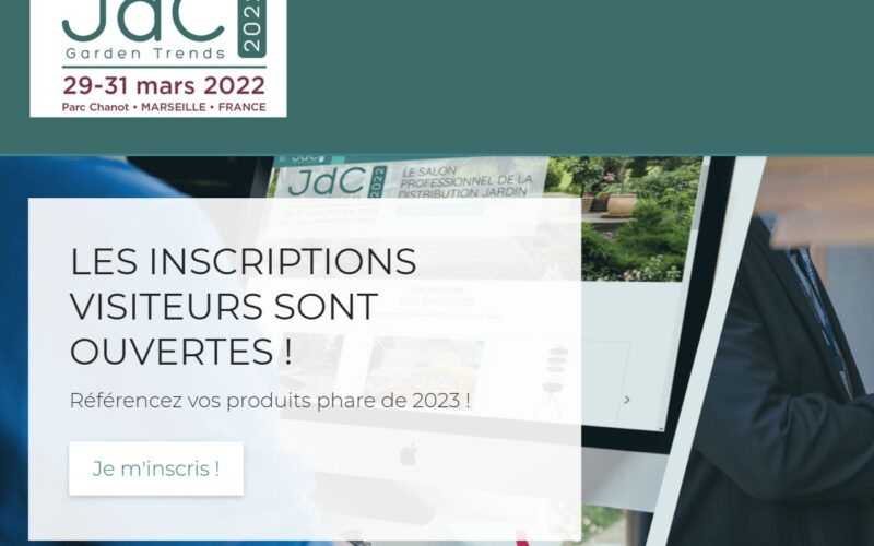 Les JdC Garden Trends 2022 :  » Nous avons hâte de retrouver l’ensemble de la filière à Marseille du 29 au 31 mars prochain »