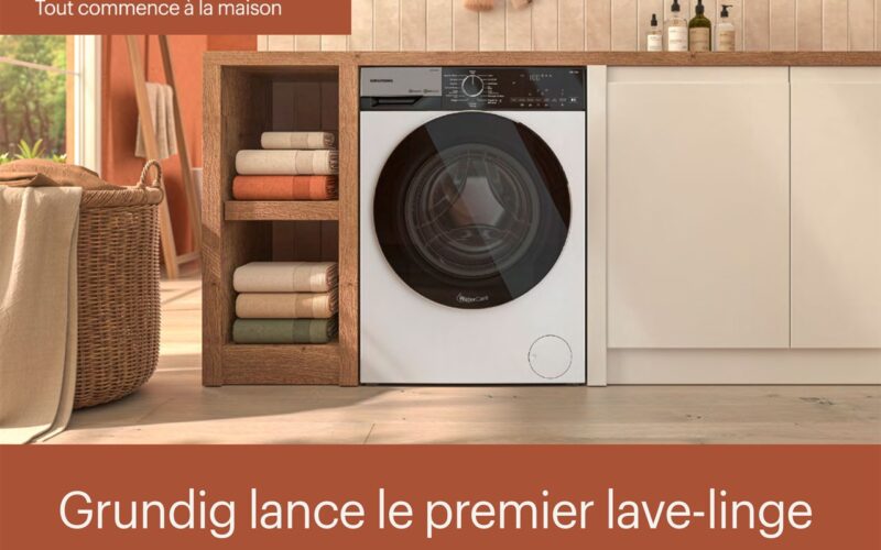 GRUNDIG LANCE LE 1er LAVE-LINGE AVEC FILTRE À MICROPLASTIQUES INTÉGRÉ !