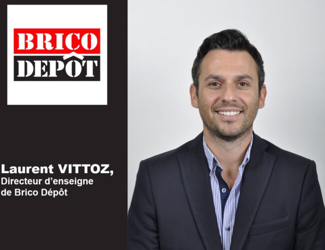 Brico Dépôt présente Laurent Vittoz, nommé Directeur de l’enseigne.