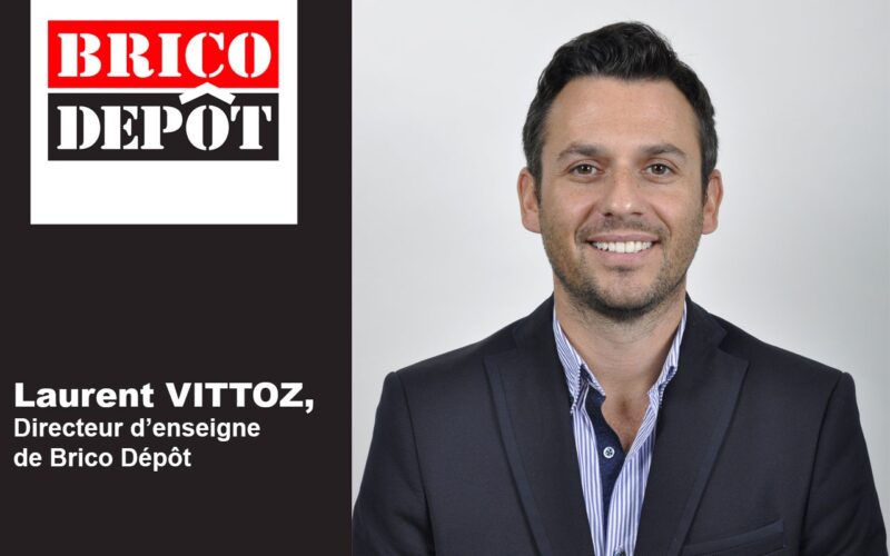 Brico Dépôt présente Laurent Vittoz, nommé Directeur de l’enseigne.