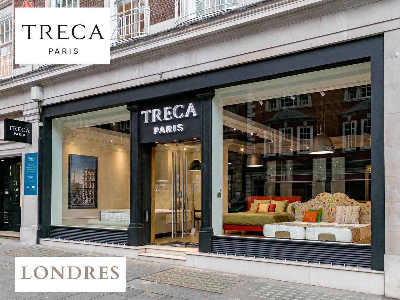 TRECA Paris ou L’ART DE DORMIR « À LA FRANÇAISE »,  S’INSTALLE À LONDRES