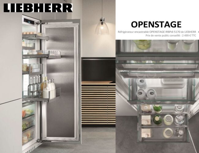 LIEBHERR présente son nouveau concept inédit de rangement OPENSTAGE