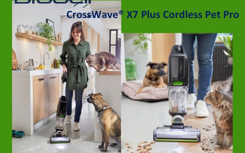 BISSELL® CrossWave® X7 Plus Cordless Pet Pro : nettoyage sec et humide pour les foyers avec animaux domestiques