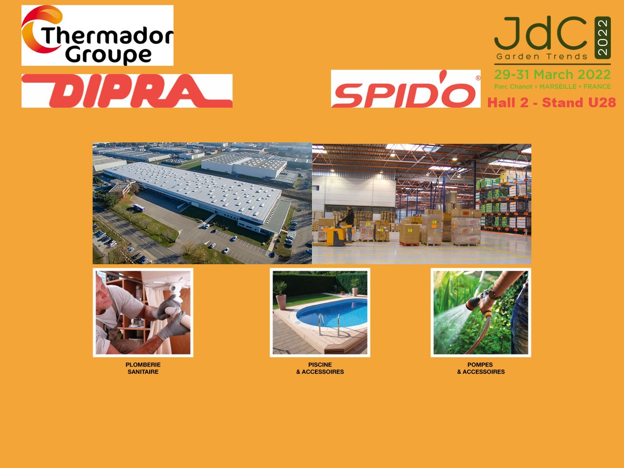 DIPRA présentera ses nouveautés 2022 et 2023 piscine, pompes de jardin et arrosage aux JdC Garden Trends 2022