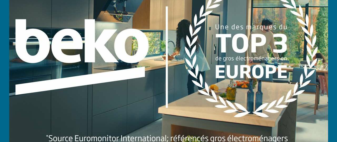 Beko accroît sa présence à la télévision avec sa gamme encastrable