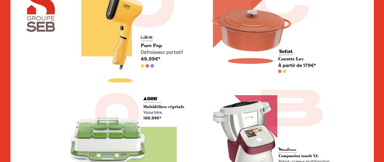 Des innovations hautes en couleur pour le groupe Seb !