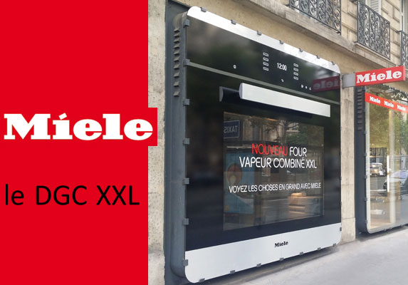 Le DGC XXL de Miele, s’expose en grand