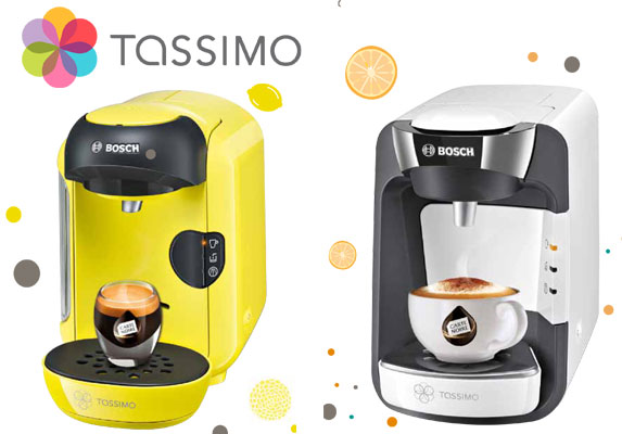 Tassimo se pare de couleurs éclatantes