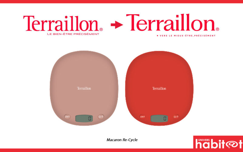 Terraillon modernise son logo et révèle ses nouvelles balances Macaron