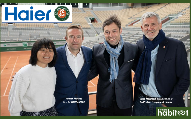 Haier devient partenaire officiel de Roland-Garros et d’autres grands rendez-vous du tennis