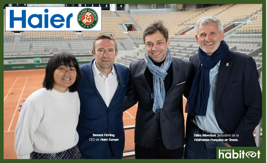 Haier devient partenaire officiel de Roland-Garros et d’autres grands rendez-vous du tennis