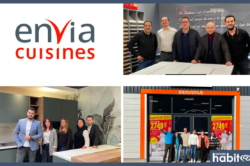 Envia Cuisines s’implante à Pont-de-Beauvoisin, Angers et Meaux
