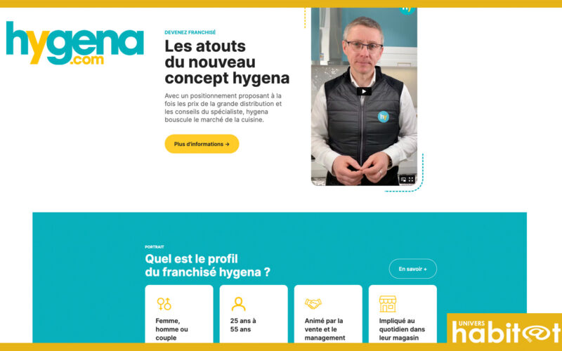 Hygena lance franchise.hygena.com, son nouveau site internet dédié à la franchise