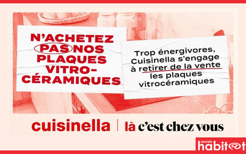 Pour l’environnement, Cuisinella s’engage à retirer de la vente les plaques vitrocéramiques