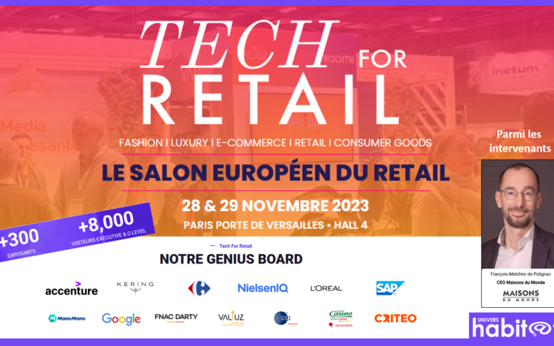 Tech for Retail, le salon de la digitalisation du commerce, se poursuit ce mercredi 29 novembre à Paris