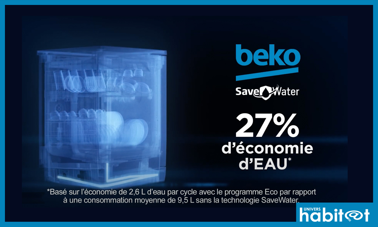 Beko prône sa technologie SaveWater® dans une 3e campagne TV