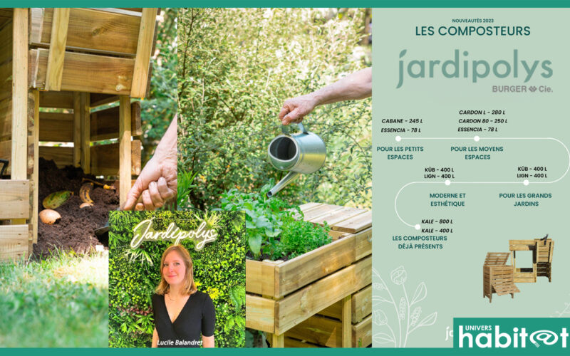 Jardipolys présente une gamme de composteurs élargie et plus complète