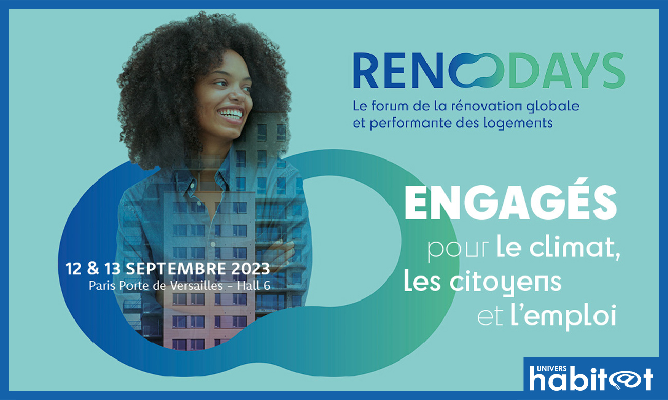 RenoDays organise sa 1ère édition à Paris les 12 et 13 septembre