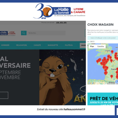 La Halle au Sommeil dévoile son nouveau site internet e-commerce