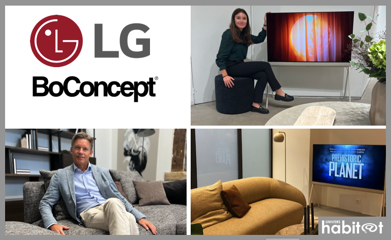 LG met en lumière ses dernières innovations grâce à la collection BoConcept
