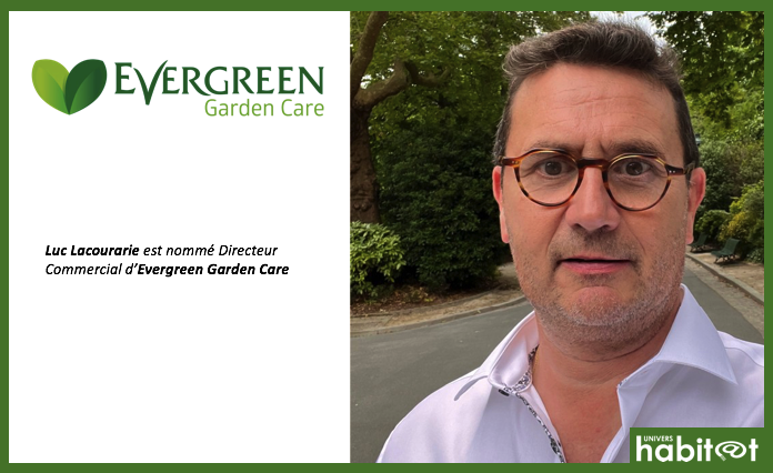 Luc Lacourarie, nouveau directeur commercial d’Evergreen Garden Care