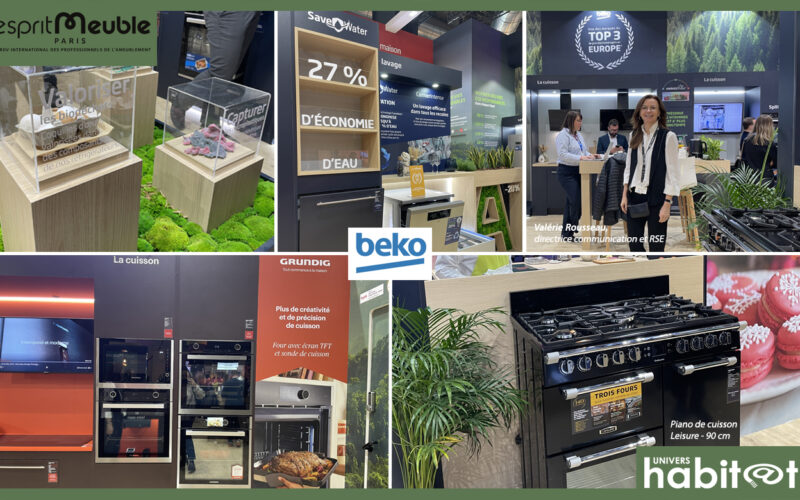 Avec ses 3 marques, Beko France présente une offre complète et progresse sur le marché de la cuisine et de l’encastrable [EspritMeuble 2023]