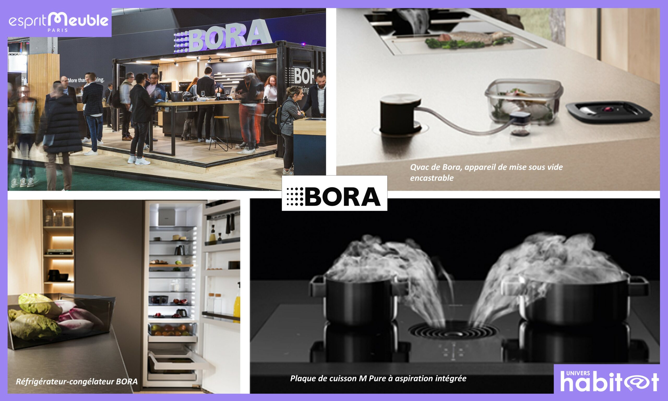 BORA QVAC All Black - Appareil de mise sous vide intégrable