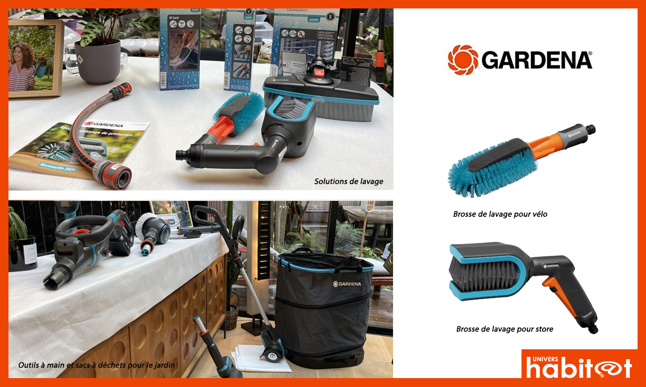 Gardena présente des solutions de nettoyage et d’outillage efficaces 