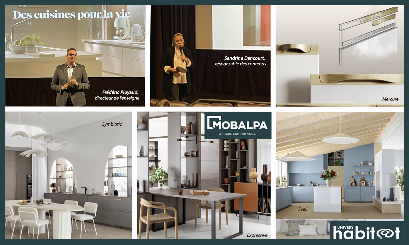 Mobalpa place l’usage et le design au cœur de sa communication et de ses nouvelles collections