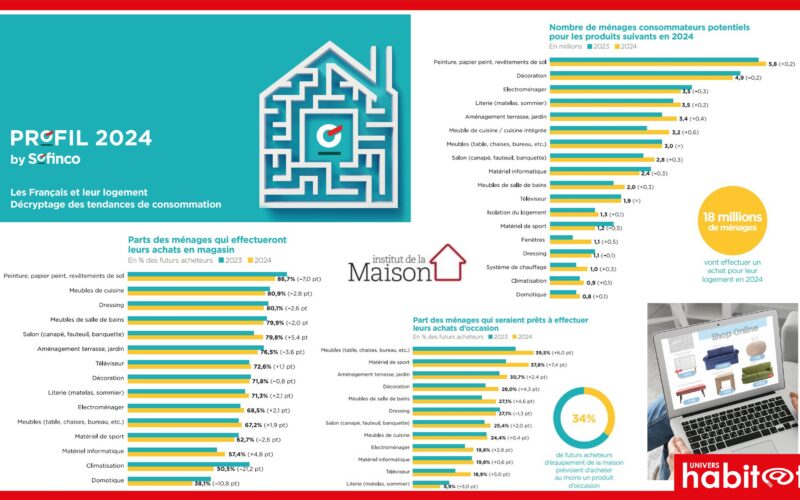 Étude Profil 2023 Sofinco/IPEA : en 2024, l’arbitrage continuera à perturber les différents marchés liés à la maison