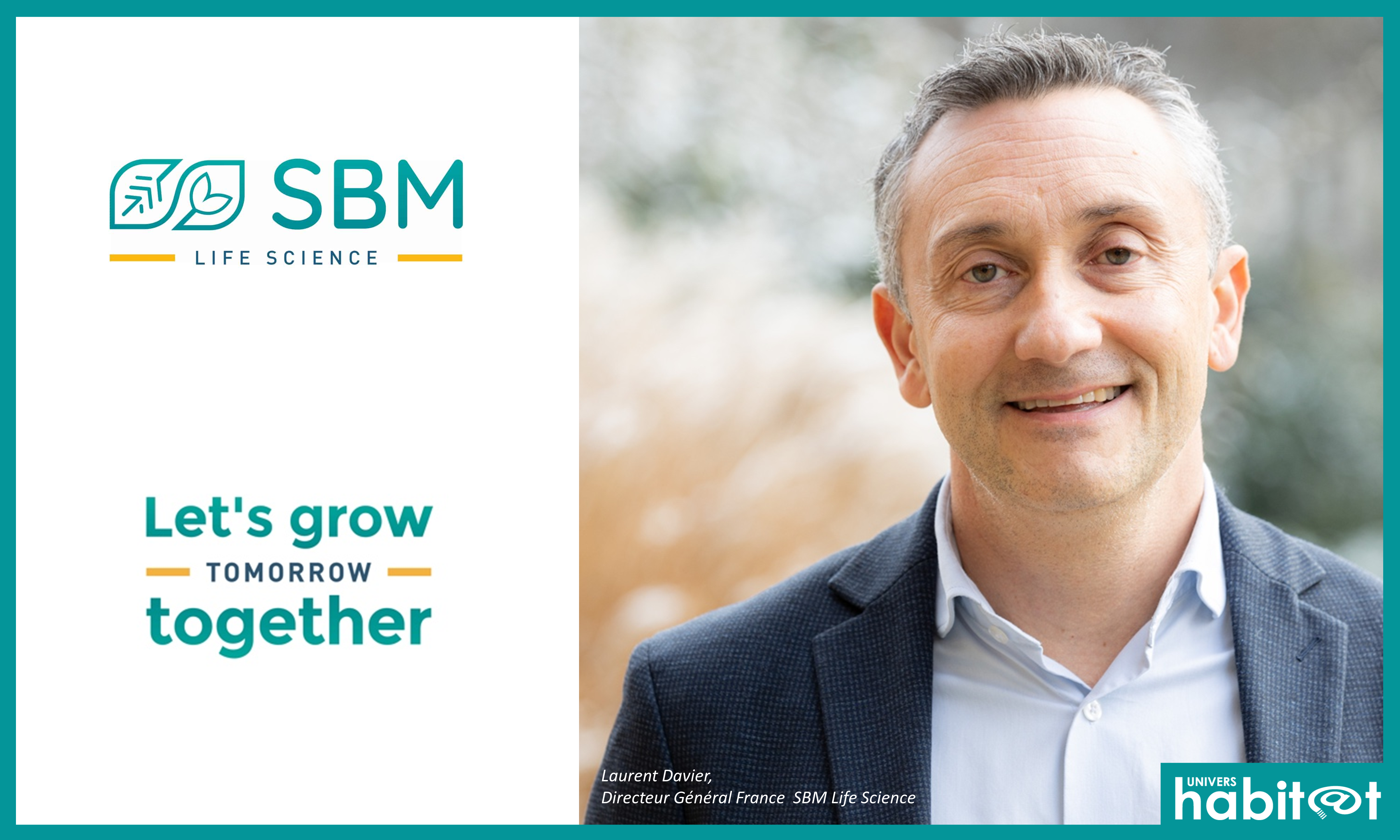 SBM Life Science France annonce la nomination de Laurent Davier en qualité de directeur général