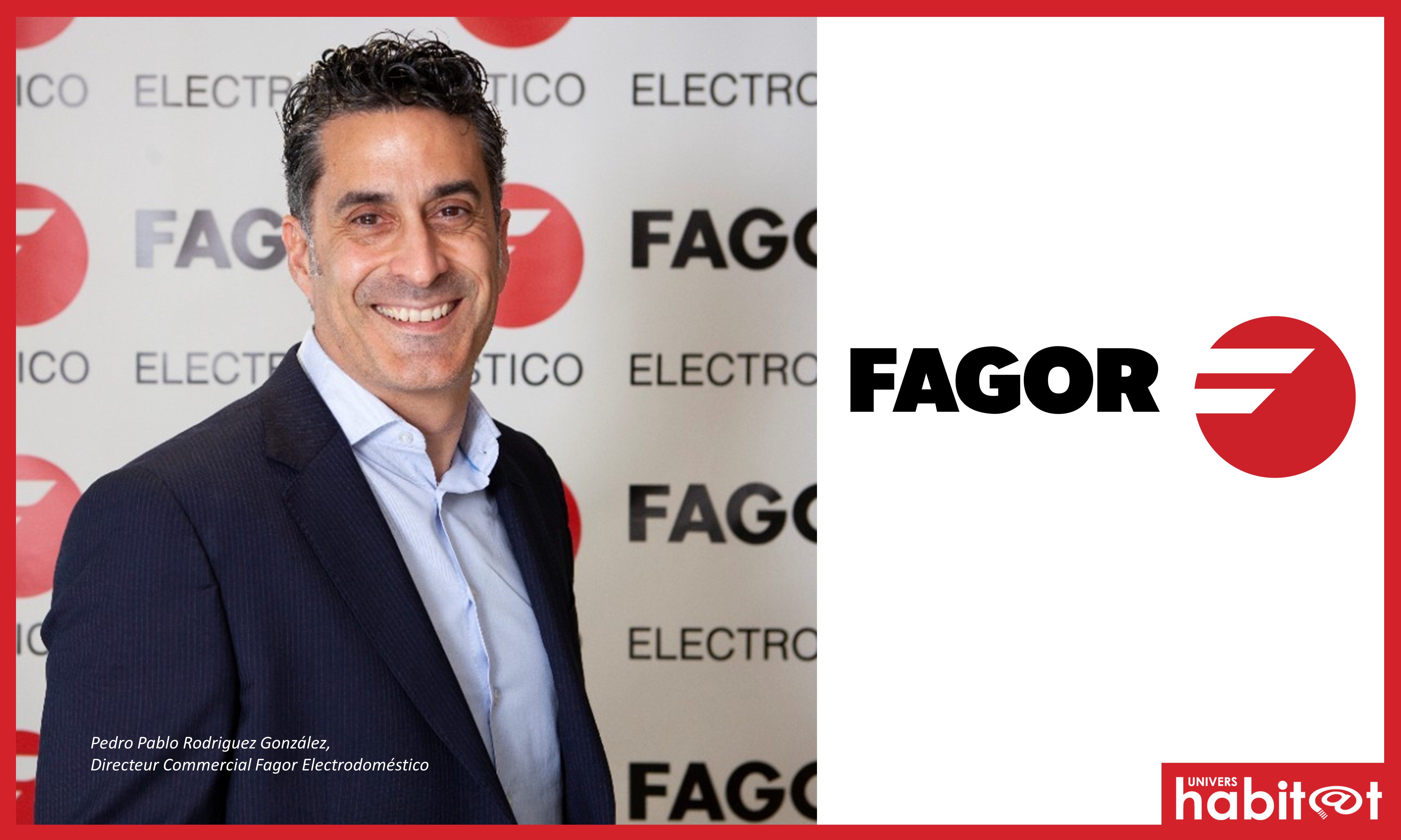 Pedro Rodríguez, nouveau directeur commercial de Fagor Electrodoméstico