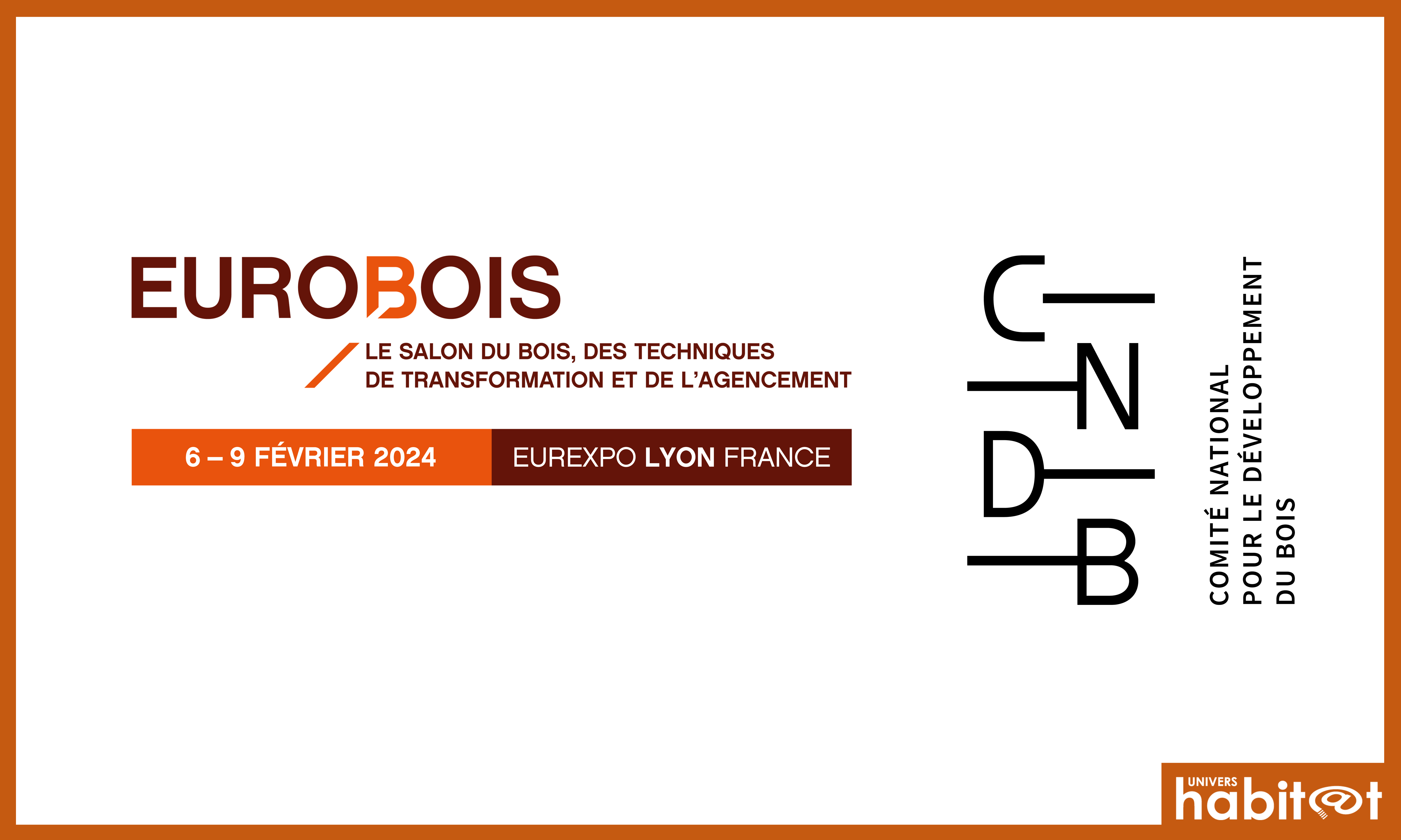 Le salon Eurobois de retour à Lyon du 6 au 9 février 2024