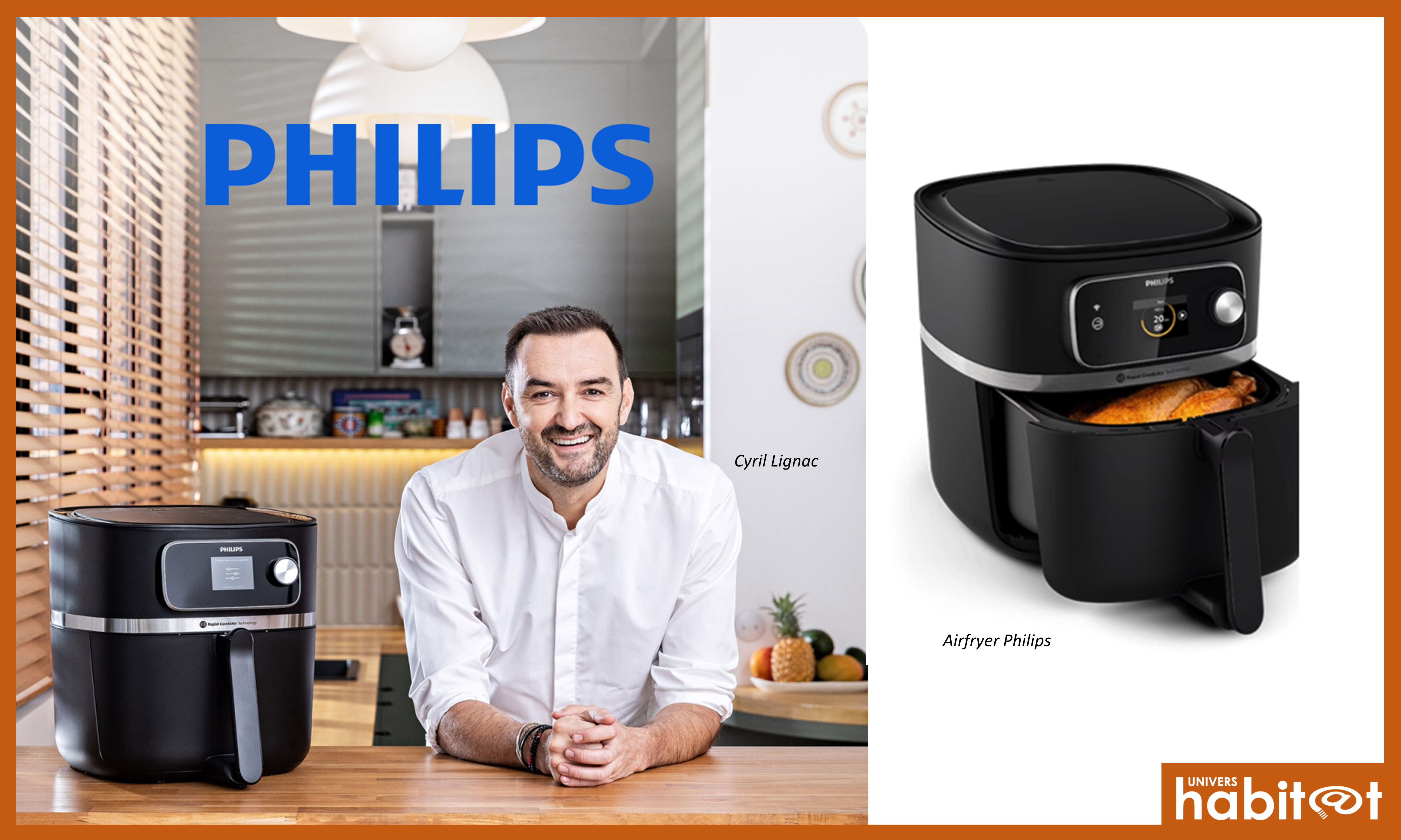 Philips s’associe à Cyril Lignac et valorise le fait-maison