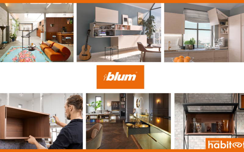 Blum a présenté ses solutions pour des meubles fonctionnels, design et durables sur Eurobois 2024