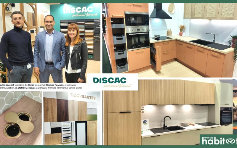 Beaucoup de nouveautés chez Discac pour mieux satisfaire les cuisinistes et leurs clients [EspritMeuble 2023]