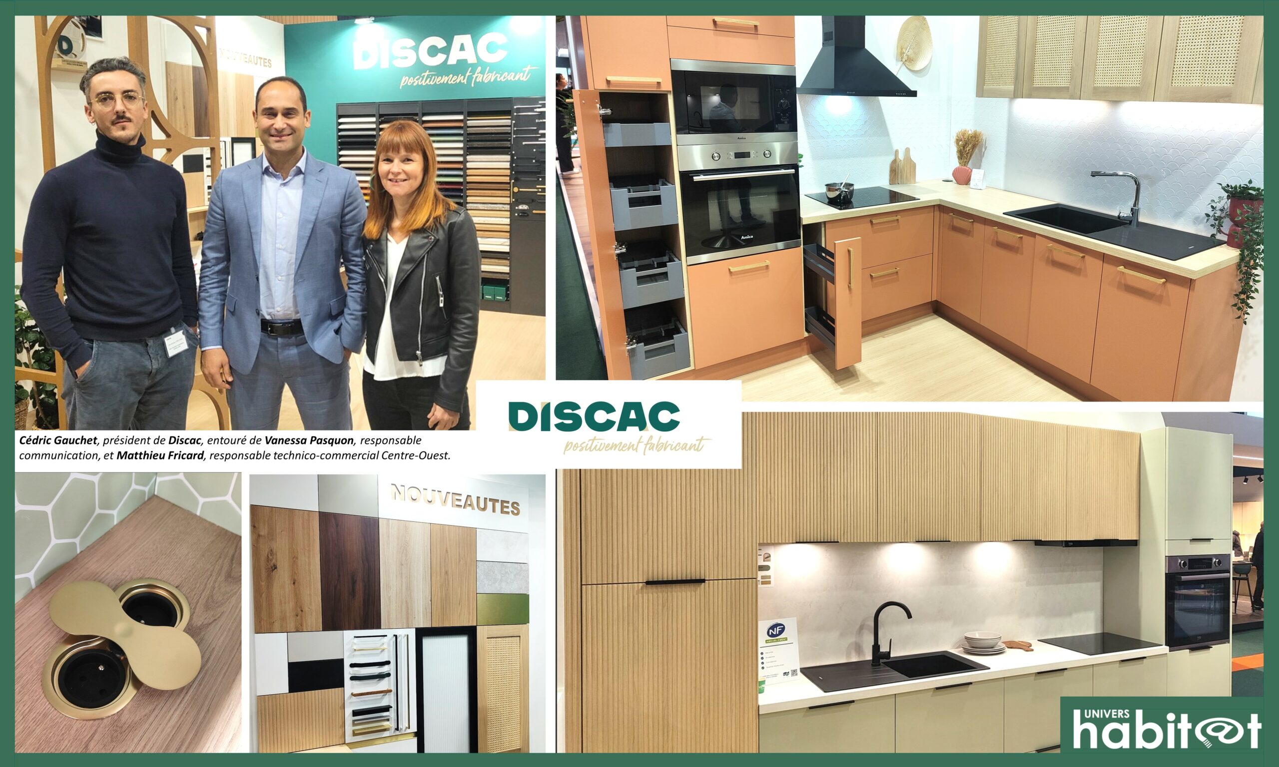 Beaucoup de nouveautés chez Discac pour mieux satisfaire les cuisinistes et leurs clients [EspritMeuble 2023]