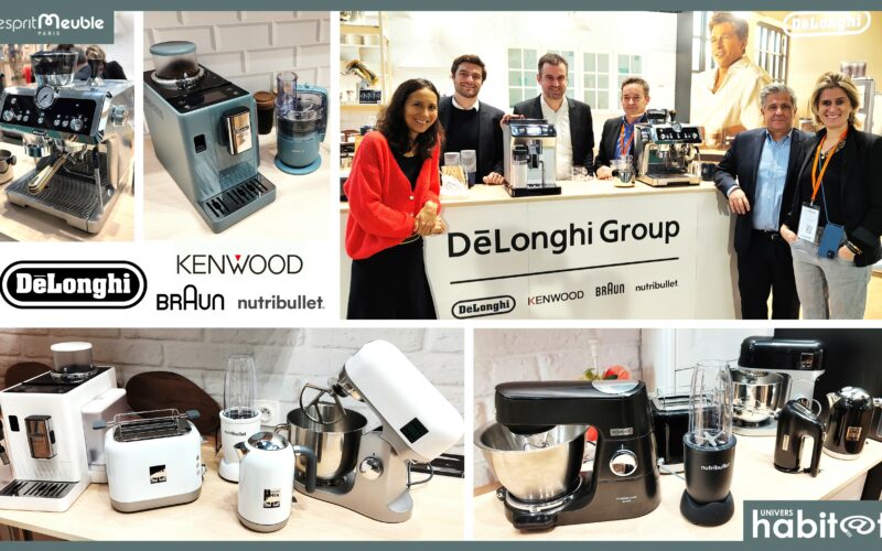 De’Longhi : une offre variée et multi-marques de petit électroménager, idéale pour tout projet de cuisine [EspritMeuble 2023]