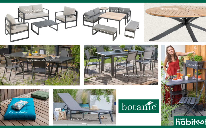 Botanic dévoile sa sélection déco outdoor