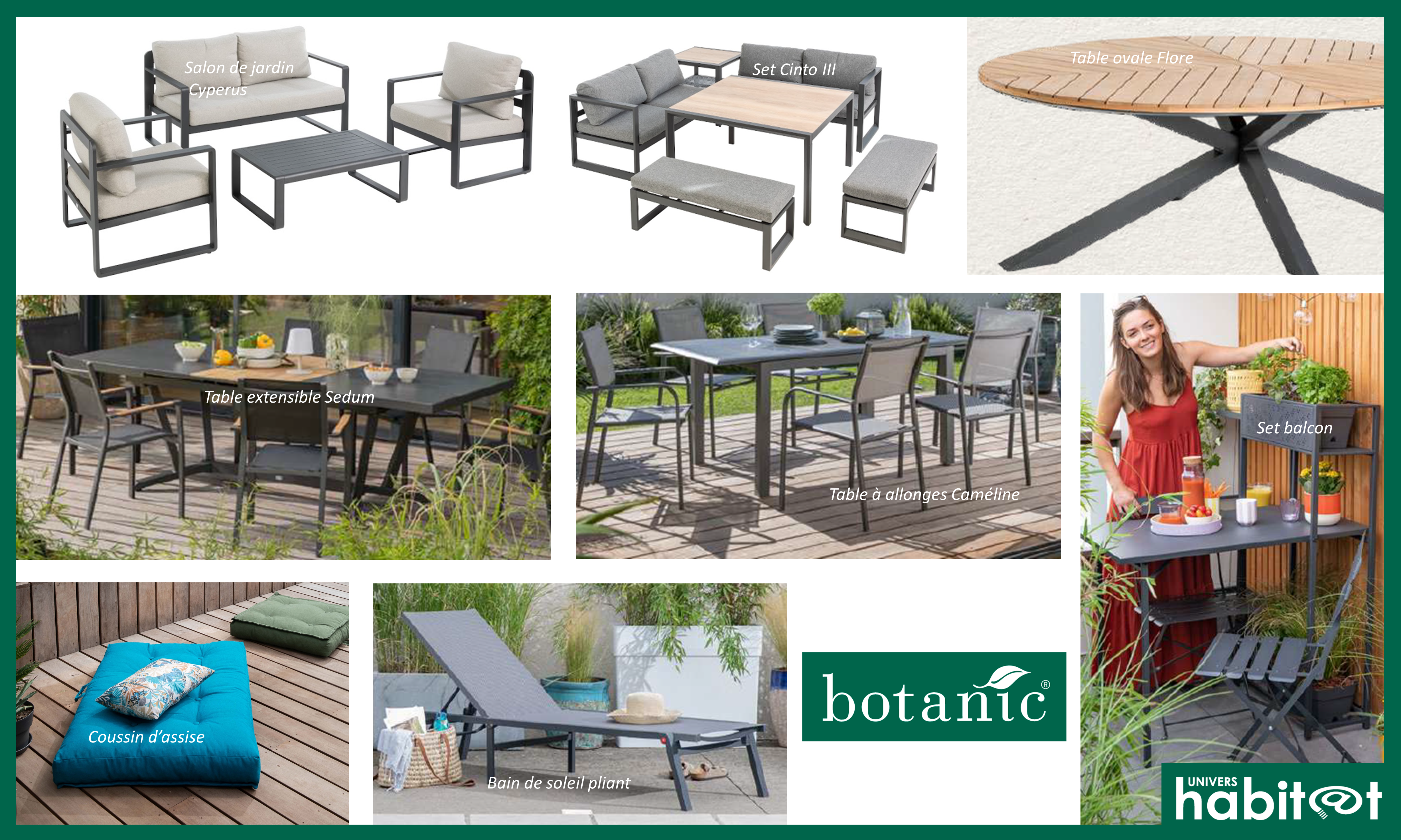 Botanic dévoile sa sélection déco outdoor