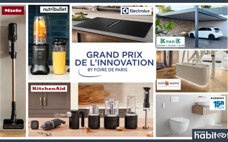 KitchenAid, Miele, Nutribullet, Electrolux, Eco Matic, KparK et Geberit distinguées par les GPI by Foire de Paris 2024